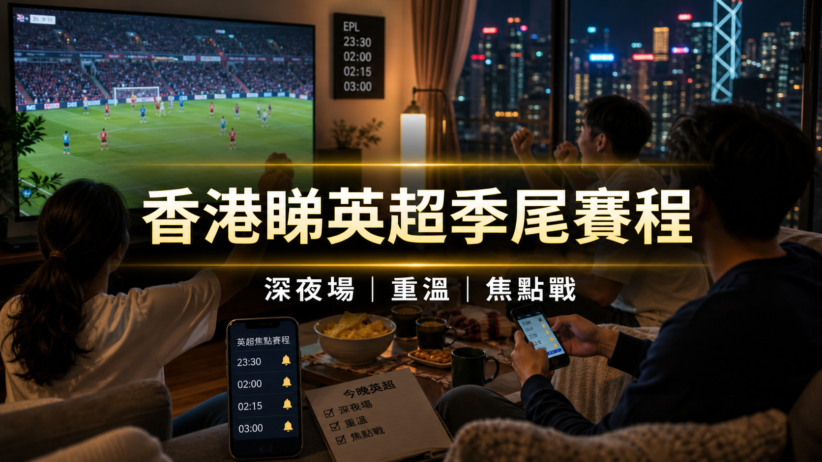 香港英超觀賽季尾賽程文章封面