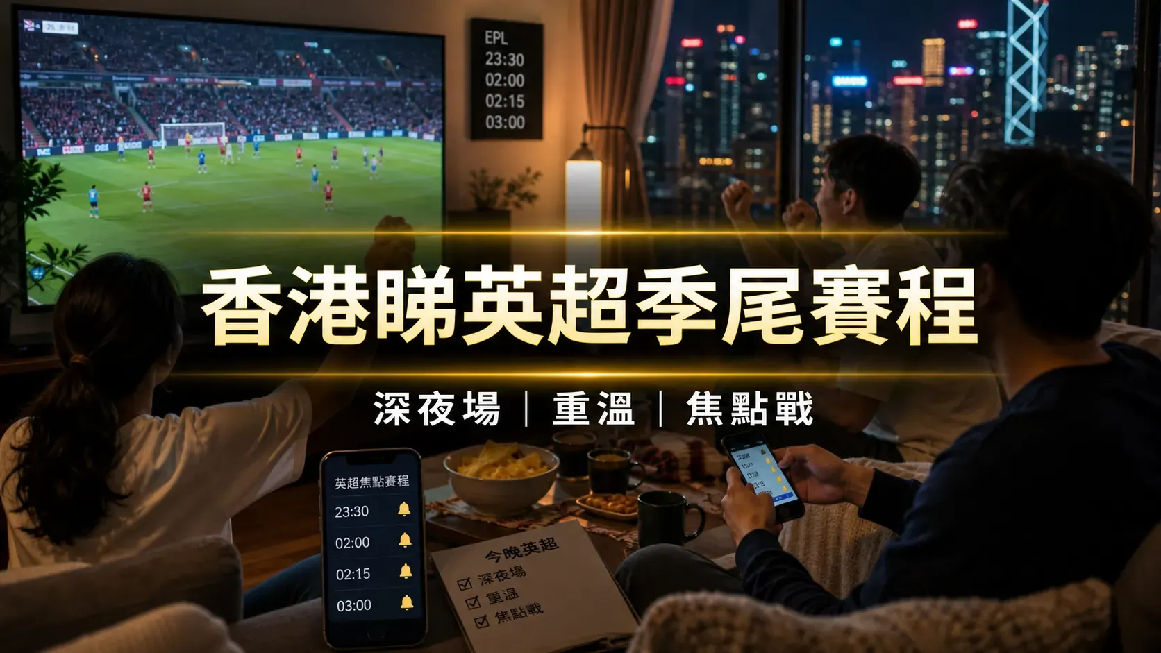 香港看英超季尾賽程文章封面