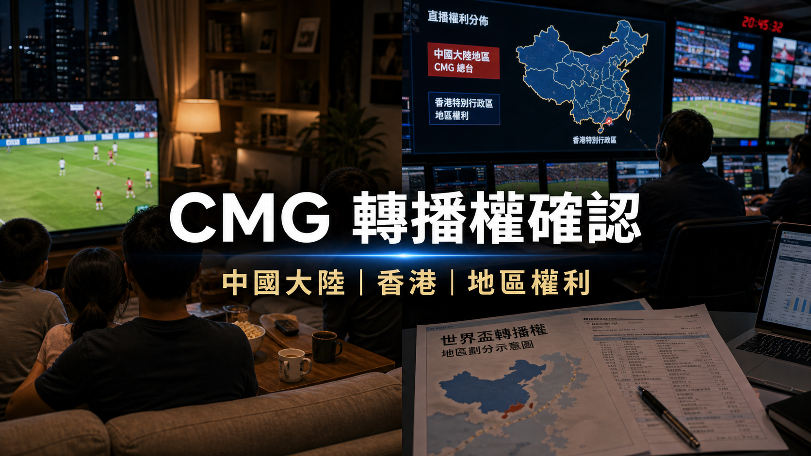 中國大陸 CMG 轉播權確認,香港觀眾為何仍要分清地區權利