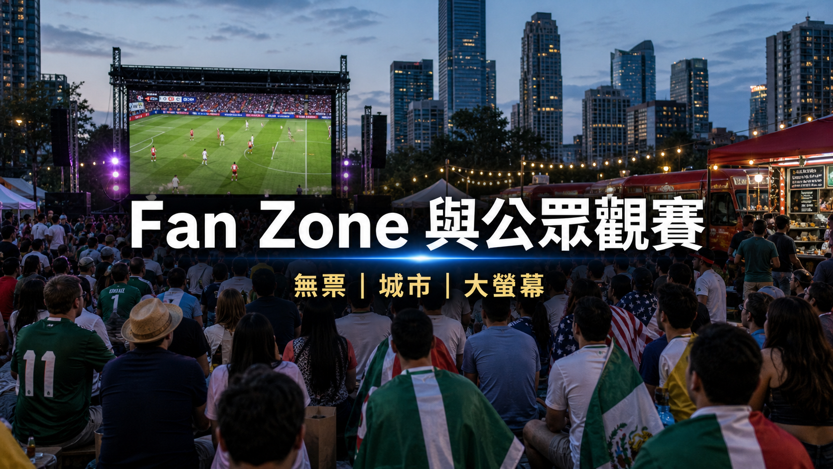 Fan Zone 與公眾觀賽:沒有門票是否仍值得飛去主辦城市