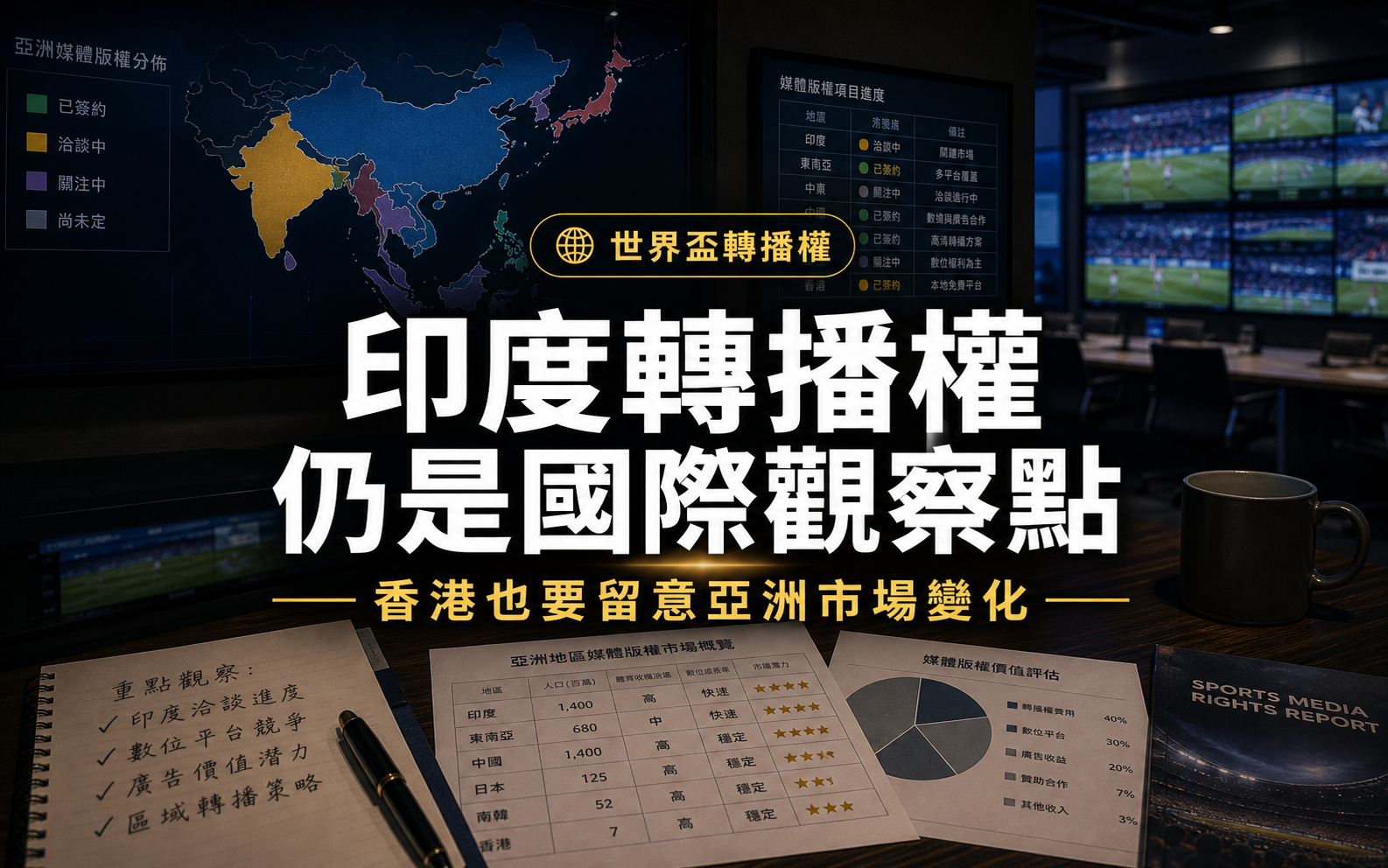 印度轉播權仍是國際觀察點:為何香港也要留意亞洲市場變化