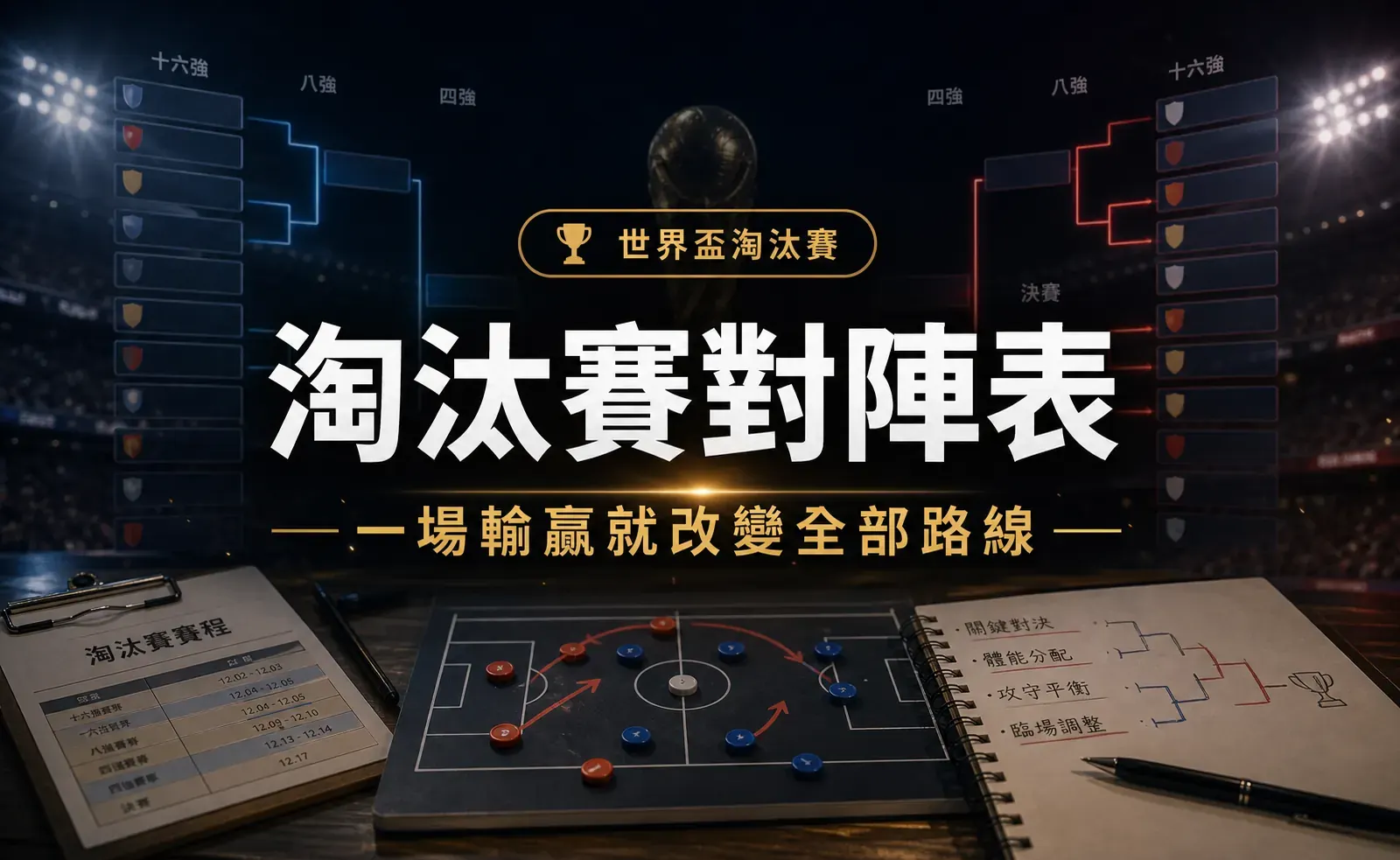 淘汰賽對陣表為何是香港搜尋高峰：一場輸贏就改變全部路線