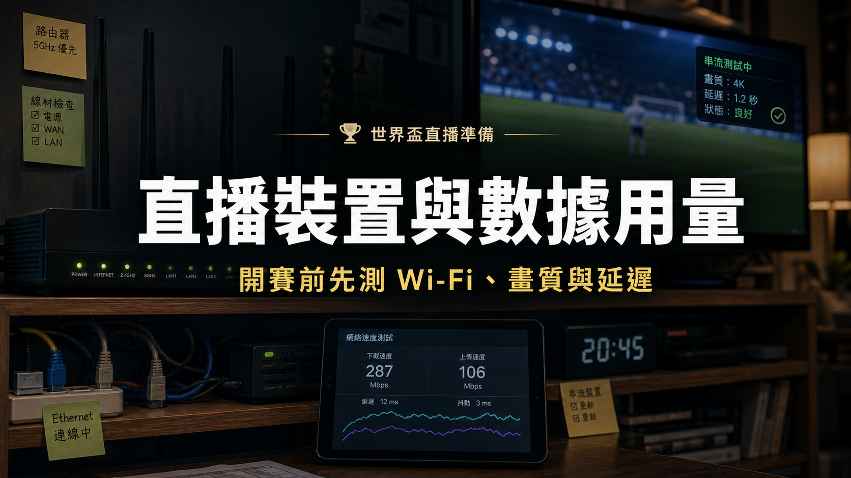 世界盃直播裝置與數據用量：香港用戶開賽前要先準備主題圖