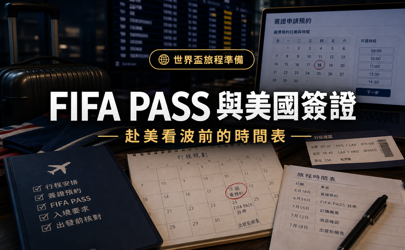 FIFA PASS 與美國簽證:香港球迷赴美看波前的時間表